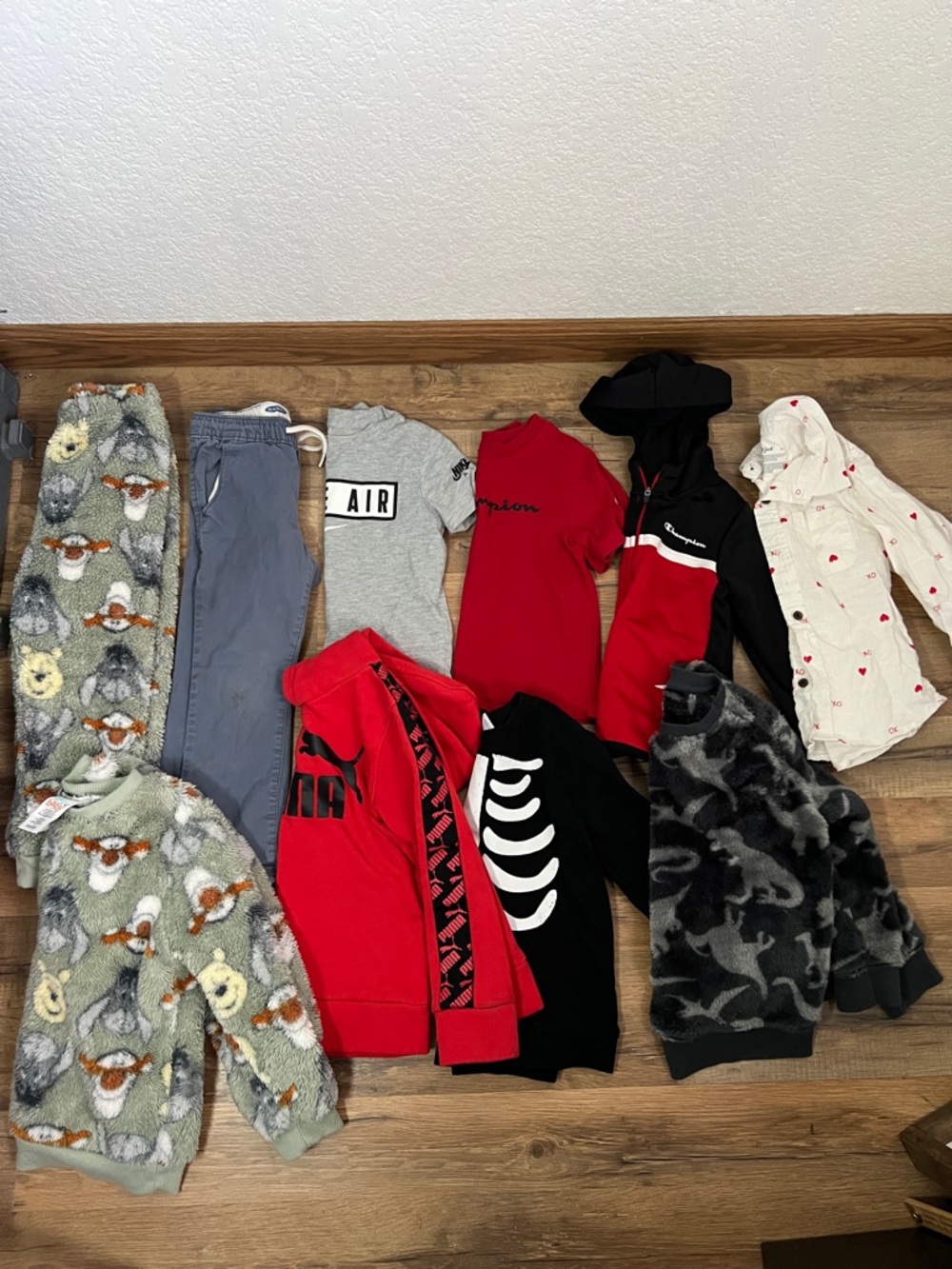 Nike champion Disney puma cat&jack toddler boys 10pc pants shirts pullover 3T/4T